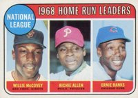 1969 Topps #6 N.L. Home Run Leaders Baseball Card