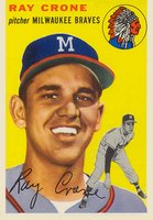1954 Topps #206 Ray Crone Baseball Card