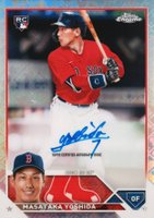 2023 Topps Chrome Logofractor Edition Refractor Chrome Autograph #RCAMY Masataka Yoshida Baseball Card
