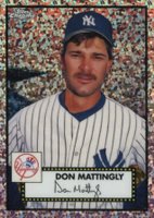 2021 Topps Chrome Platinum Anniversary #696 Don Mattingly Rose Gold Mini Diamond Refractor Baseball Card