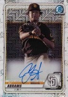 2020 Bowman Chrome Mega Box Autographs #BMACJA CJ Abrams Baseball Card