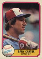 1981 Fleer #142 Gary Carter Baseball Card