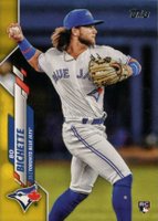 2020 Topps #78 Bo Bichette Yellow Baseball Card