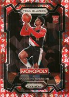 2023 Panini Prizm Monopoly #75 Scoot Henderson Free Parking Basketball Card