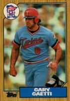 1987 Topps Tiffany #710 Gary Gaetti Baseball Card
