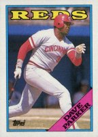 1988 Topps #315 Dave Parker Baseball Card