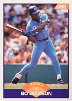 1989 Score #330 Bo Jackson Baseball Card