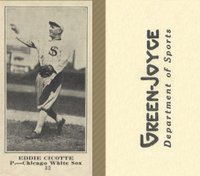 1916 Green-Joyce #32 Eddie Cicotte Baseball Card