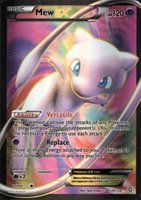 2012 Pokemon Black & White Dragons Exalted #120 Full Art/Mew EX TCG Card