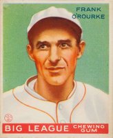 1933 Goudey #87 Frank O'Rourke Baseball Card