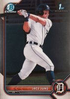 2022 Bowman Draft #BDC15 Jace Jung Chrome Baseball Card