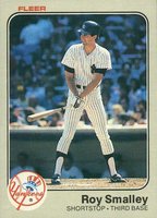 1983 Fleer #397 Roy Smalley Baseball Card