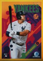 2024 Bowman Chrome Bowman Ascensions #BA18 Jasson Dominguez Gold Refractor Baseball Card