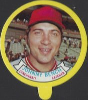 1973 Topps Candy Lids # Johnny Bench Baseball Card