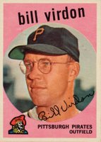 1959 Topps #190 Bill Virdon Baseball Card