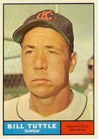 1961 Topps #536 Bill Tuttle Baseball Card