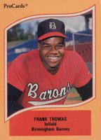 1990 Procards A & AA Minor League Stars #46 Frank Thomas Baseball Card