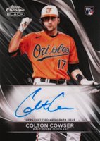 2024 Topps Chrome Black Autographs #CC Colton Cowser Baseball Card