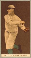 1912 Brown Backgrounds Broadleaf #164 Jim Scott Baseball Card