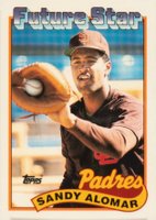 1989 Topps Tiffany #648 Sandy Alomar Jr. Baseball Card