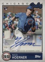 2020 Topps Brooklyn Collection Autographs #NHO Nico Hoerner Baseball Card