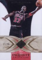 2006 Upper Deck Exquisite Collection #5 Michael Jordan Gold Basketball Card