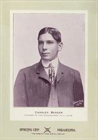 1902 Sporting Life Cabinets #46 Chief Bender Phila., AL, 1903-Street clothes Baseball Card