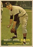 1957 Topps #384 Bobby Gene Smith Baseball Card