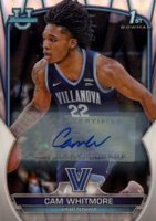 2022 Bowman Chrome University #22 Cam Whitmore Prospect Autograph-Raywave Refractor Basketball Card
