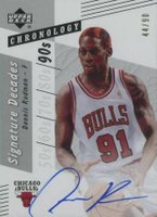 2006 Upper Deck Chronology Signature Decades #D-RO Dennis Rodman Basketball Card