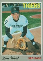 1970 Topps #33 Don Wert Baseball Card