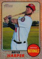 2017 Topps Heritage  #427 Bryce Harper Chrome-Refractor Baseball Card