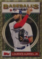2020 Finest Flashbacks #125 Lourdes Gurriel Jr. Superfractor 1/1 Baseball Card