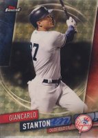 2019 Finest #125 Giancarlo Stanton Superfractor 1/1 Baseball Card