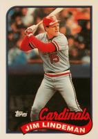 1989 Topps Tiffany #791 Jim Lindeman Baseball Card