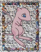 1999 Merlin Pokemon #S23 Mew-Prism TCG Card