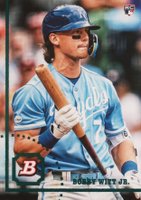 2022 Bowman Heritage #34 Bobby Witt Jr. Variation Baseball Card