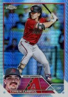 2023 Topps Chrome #95 Corbin Carroll Prism Refractor Baseball Card