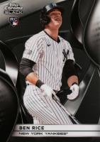 2025 Topps Chrome Black #120 Ben Rice Baseball Card