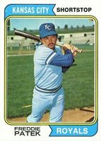 1974 Topps #88 Freddie Patek Baseball Card