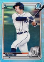 2020 Bowman Draft #BD121 Spencer Torkelson Chrome-Sky Blue Refractor Baseball Card