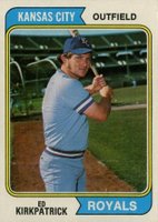 1974 Topps #262 Ed Kirkpatrick Baseball Card