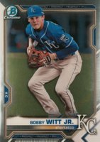 2021 Bowman Chrome Prospects #BCP193 Bobby Witt Jr. Baseball Card