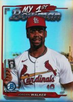 2024 Bowman Chrome My 1st Bowman #M1B21 Jordan Walker Baseball Card