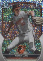 2023 Bowman Draft #BDC137 Kiefer Lord Chrome-Sparkle Baseball Card