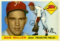 1955 Topps #157 Bob Miller Baseball Card