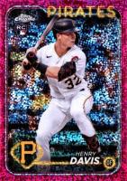 2024 Topps Chrome #260 Henry Davis Magenta Speckle Refractor Baseball Card