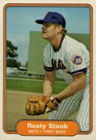 1982 Fleer #536 Rusty Staub Baseball Card