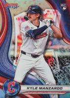 2024 Bowman's Best #22 Kyle Manzardo Refractor Baseball Card