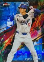 2024 Topps Finest #100 Shohei Ohtani Blue Refractor Baseball Card